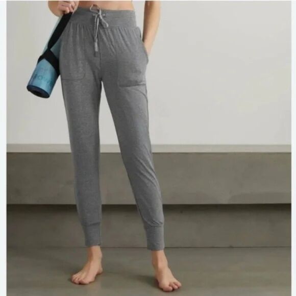 VARLEY Pants Womens Small Marled Grey Gray Parkhurts Jogger Pull On Stretch - Picture 1 of 12